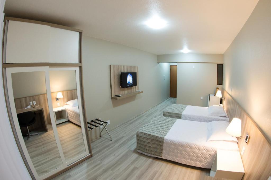Aquarius Hotel Flat Residence Santa Cruz do Sul Quarto foto