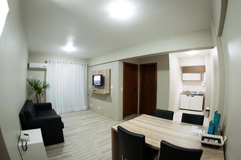 Aquarius Hotel Flat Residence Santa Cruz do Sul Quarto foto